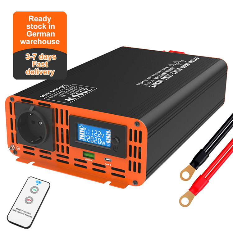 Power Inverter 12V 220V 4000W Continuous - Falownik solarny Peak 4000W 12V 24V