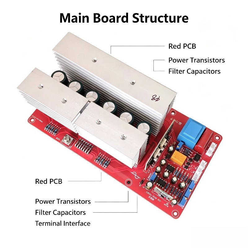 Płyta główna inwertera o czyst – Pure Sine Wave Inverter Board 24V 48V recenzja i cena